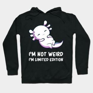 Cute Mexican Walking Fish Quirky Kawaii Axolotl Humor Hoodie